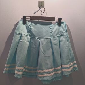 Hot Topic cute blue skirt - medium